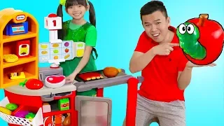 Download Emma Pretend Play Shopping w/ Kids Grocery Supermarket Food Toy Store MP3