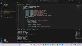 ATM Interface in java