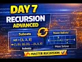 Day 7 - Advanced Recursion Palindrome Power Reverse Array
