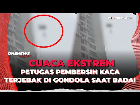 Insiden Tragis Pembersih Kaca Gedung Tewas Tersangkut di Surabaya