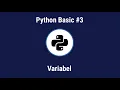 PYTHON BASIC - VARIABEL BAHASA INDONESIA