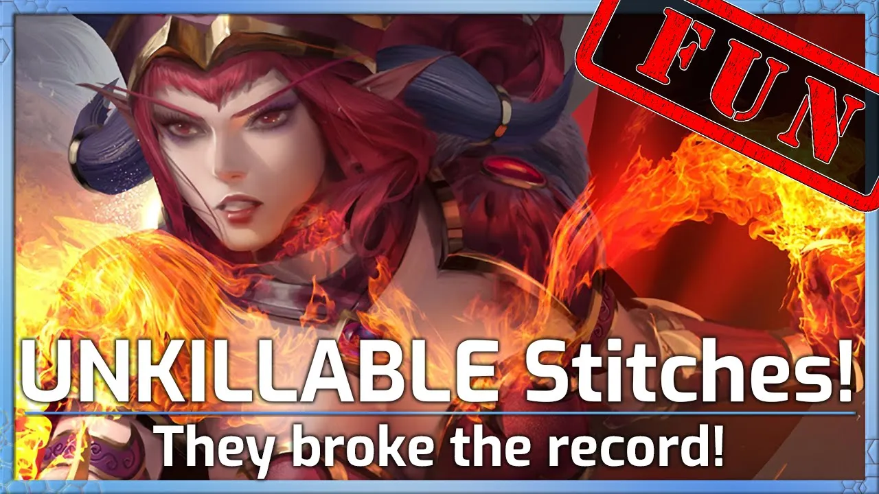 UNKILLABLE Stitches! They broke the record! - Heroes of the Storm