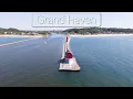 Grand Haven 4K - Experience This Scenic Lake Michigan Coast Guard City