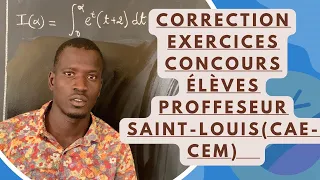 Exercices Du Concours élèves Professeurs 2020 2021 De Saint Louis Cae Cem 