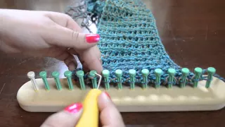 Ends of Infinity Scarf On Your Loom