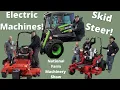 AFFORDABLE ELECTRIC SKID STEER Battery Zero Turn Mowers NOT AFFORDABLE