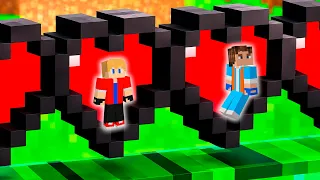 ENTREI DENTRO dos CORAÇÕES no Minecraft!