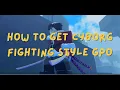 How to get Cyborg Fighting Style GPO Roblox Location