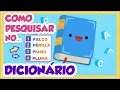 HOW TO USE THE DICTIONARY EASILY - Vila Educativa