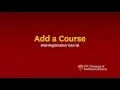 USC Web Registration - Add a Course Tutorial