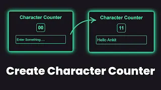 Create a Character Counter Using HTML CSS JavaScript Beginner-Friendly College Project