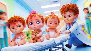 Baby Sister Got Sick! 🤒 Taking Care of Baby | Wolfoo Nursery Rhymes for Kids