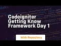 Codeigniter getting know framework day 1