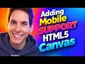 Adding Mobile Support HTML5 Canvas