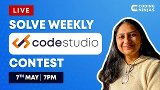 Solve Weekly Codestudio Contest Live Problem Solving Contest Link In Description Coding Ninjas