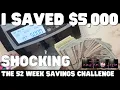 I SAVED 5 000 WITH THE 52 WEEK SAVINGS CHALLENGE ROAD TO 10 000 AUNTIE FOXIE