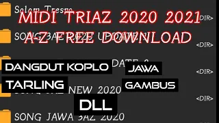 Download Kumpulan Song MIDI DANGDUT KOPLO TERBARU 2021 A-Z FREE || Rugi Gak Download!! MP3