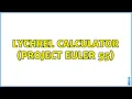Lychrel calculator Project Euler 55 2 Solutions