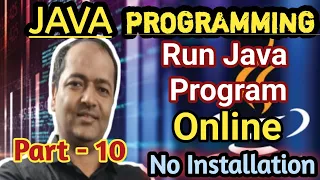 Run Java Program Online Java Language Tutorial ava Programming Language