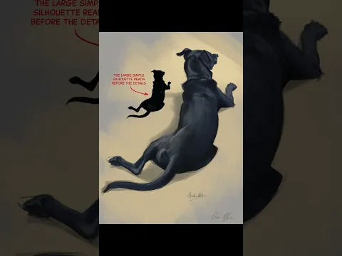 Why the Drawing Works   My dog, Achilles #aaronblaise #animalart #drawing #creatureartteacher