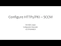 Configure HTTPs PKI Infra SCCM Part1 Harender Jangra