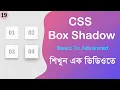 CSS Box Shadow CSS Bangla Tutorial Series