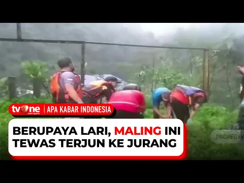 Lari dari Kejaran Warga, Maling Tewas Jatuh ke Jurang Sedalam 200 Meter