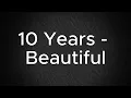 10 Years - Beautiful (Lyrics)