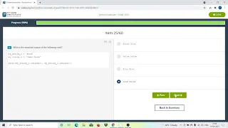 Python Essentials INTERMEDIATE Test