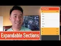 Expandable and Collapsible Sections UITableView Ep 3