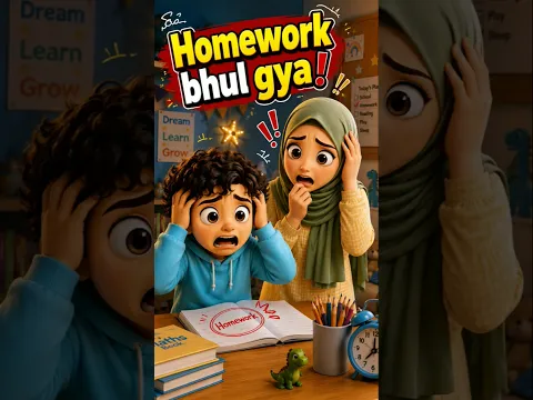 Homework Bhul gya π€£ || #shorts #trending #viral #ai