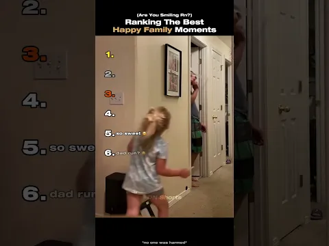 Ranking The Best Happy Family Moments #shortsviral
