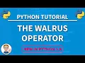The Walrus Operator - New in Python 3 8