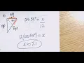 Right Triangle Trig finding missing sides HW probs