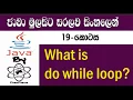 Java Sinhala By ChamiViews Part 19 - Do While Loop