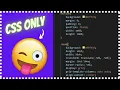 ASMR programming Emoji Design HTML CSS only