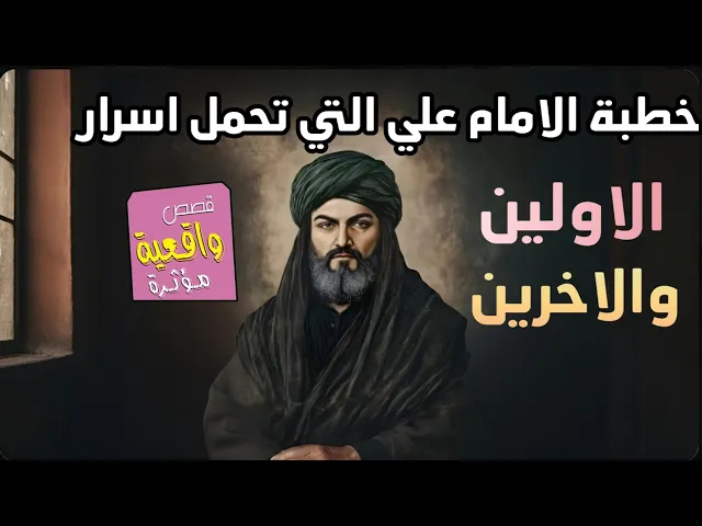 ⁣خطبة الامام علي (ع) التي تحمل اسرار الاولين والاخرين