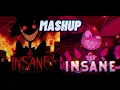 MASHUP | Black Gryph0n & Baasik x KittenSneeze - Insane (Alastor & Spinel Duet)