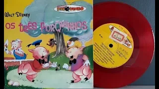 Os Três Porquinhos - Coleção Disquinho - (Compacto Completo - 1961) - Baú Musical