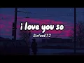 Download Lagu the walters - i love you so lyrics [sped up]