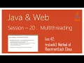 Multithreading in Java tryLock Method of ReentrantLock Class in java