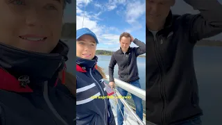 Our maiden sail with Lady Four 2.0 ⛵️🧡 #sailing #sailboat #sailors #boatlife