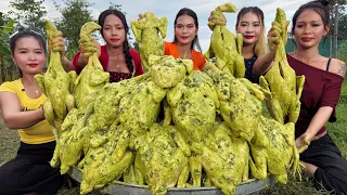 Amazing cooking green chicken curry recipe | Amazing video