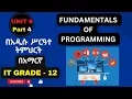 IT GRADE 12 UNIT 6 PART 4 6 1 2 LOOPS OR ITERATION PROGRAM FLOW CONTROLS Part A