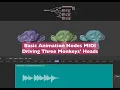 LIVENODING Basic Example Of Animation Nodes MIDI Nodes