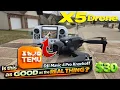Lagu Is this TEMU DJI Mavic Pro 4 Knockoff as GOOD as the REAL THING?? | X5 Drone