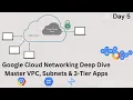 Google Cloud Networking Deep Dive Master VPC Subnets 3-Tier Apps Day 5