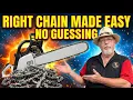 Right Chain No Guessing How to Choose the Correct Chainsaw Chain