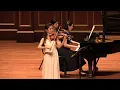 Schumann Sonata for Violin and Piano no 1 in A minor, Op. 105 Yoojin Jang
