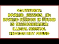 INVALID - SESSION